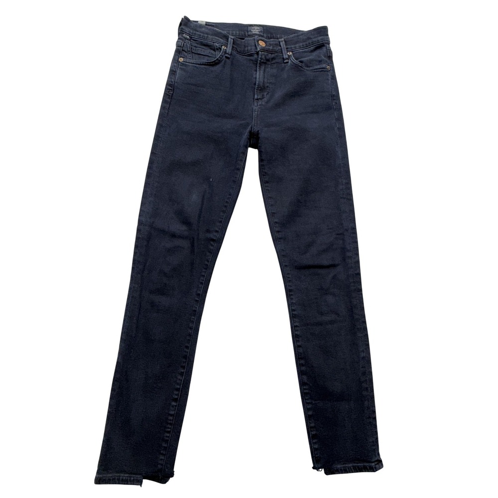 Citizens Of‎ Humanity Rocket Crop Jeans Womens 26 Black Wash High Rise Skinny